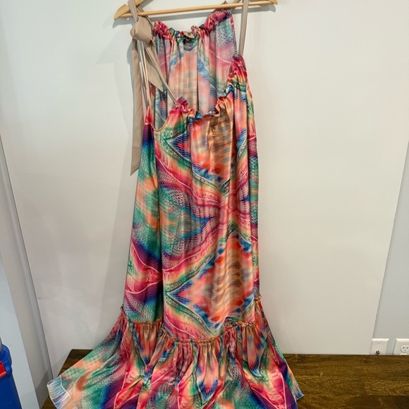 Revolve Le Superbe Kaleidoscope Beach Gown Dress - Picture 5 of 8